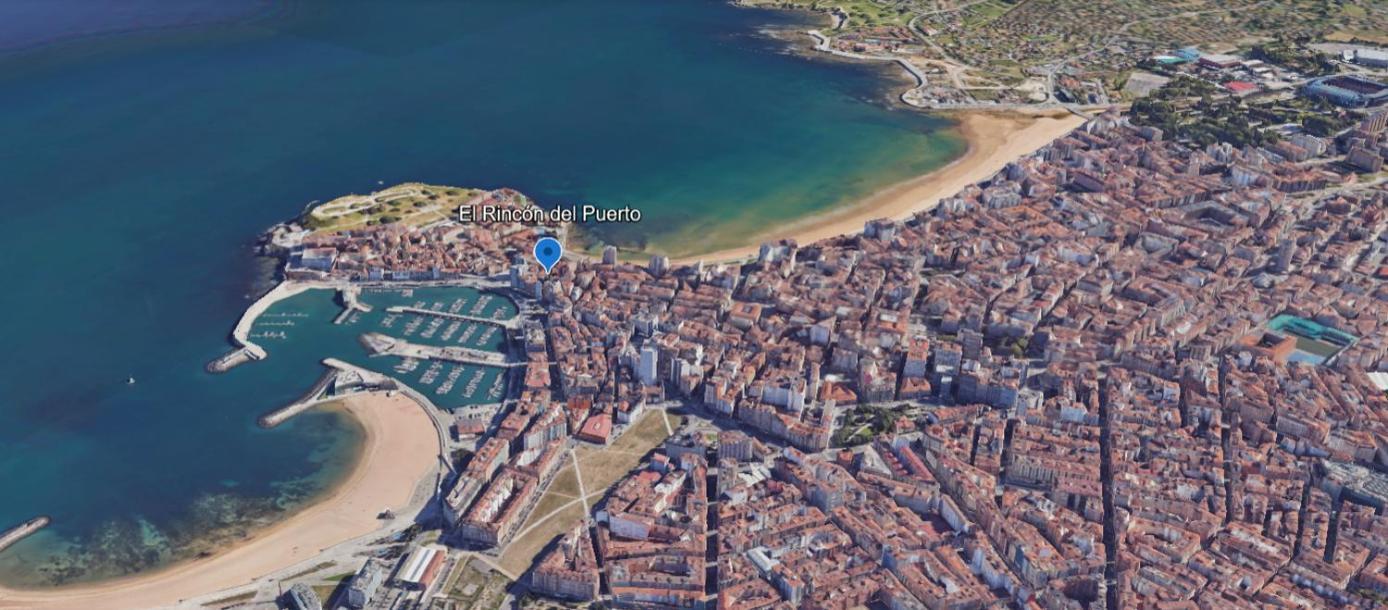 El Rincon Del Puerto Apartment Gijon Bagian luar foto